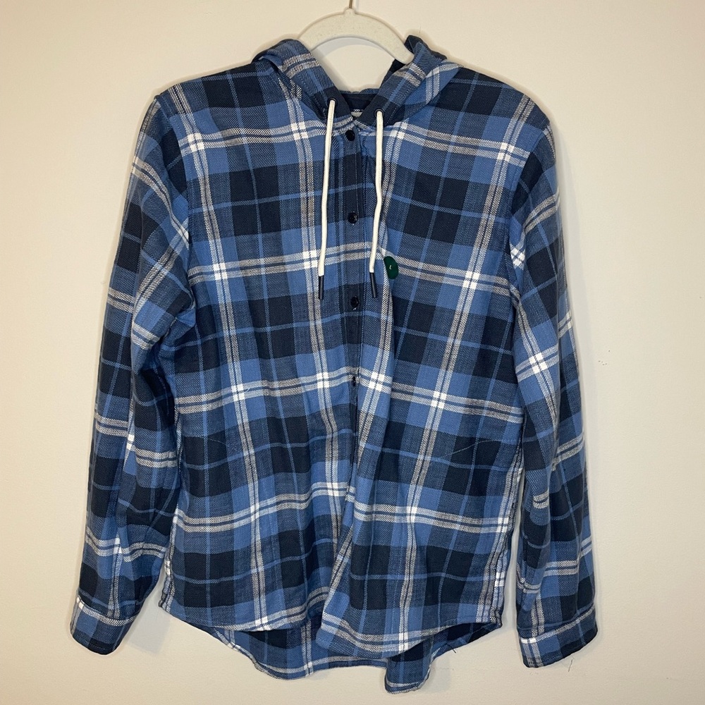 LL Bean Textured Twill Hoodie